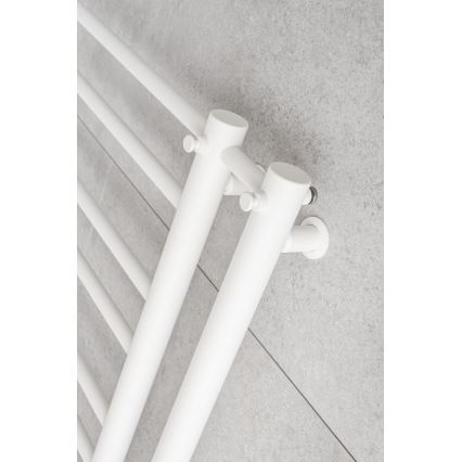 P.M.H. T2W-L - Radiator de baie tip scară THEIA, 352 W, 154 cm, stânga/alb