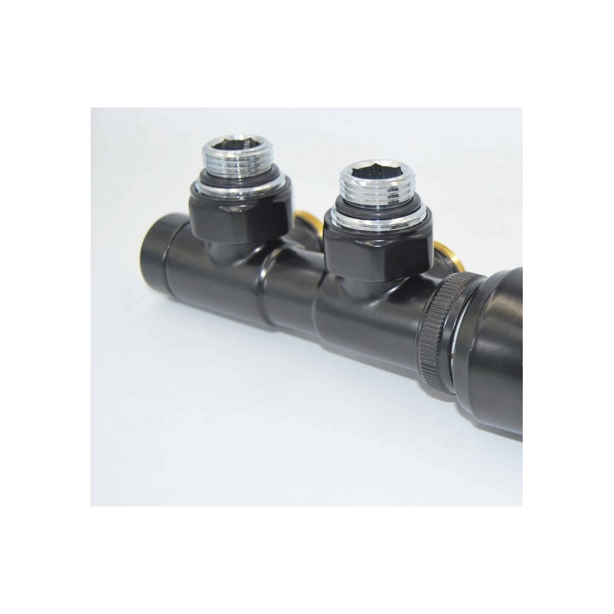 P.M.H. TERM-RB-EK - Ventil cu cap termostatic TERM, pentru partea dreaptă/negru