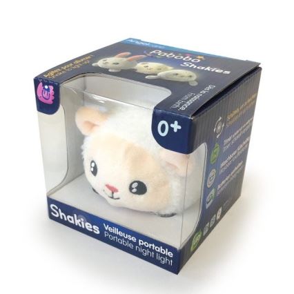 PABOBO - Animăluț luminos SHAKIES sheep 2xCR2032