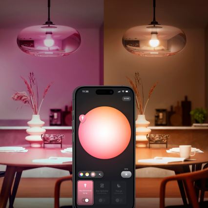 Pachet de bază Philips Hue White And Color Ambiance Essential 2xE27/8W/230V 2200-6500K + Hue bridge