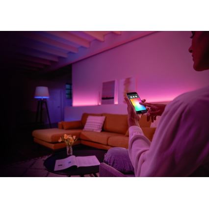 Kit de pornire Philips Hue WHITE AND COLOR AMBIANCE 2xE27/9W/230V 2000-6500K + Hue Bridge