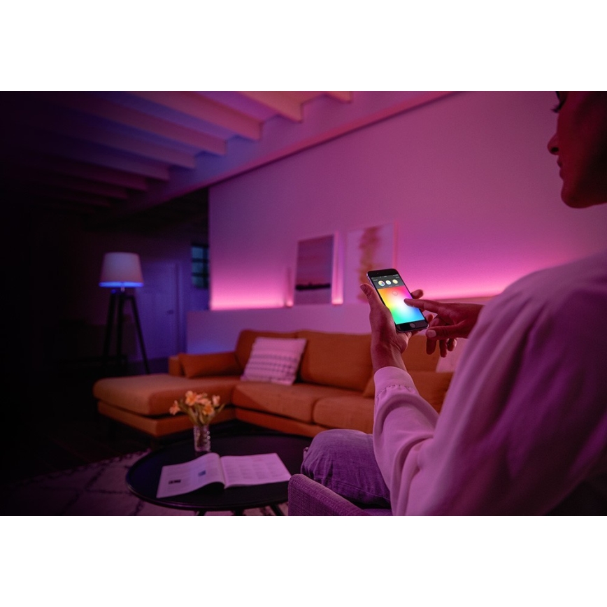 Kit de pornire Philips Hue WHITE AND COLOR AMBIANCE 2xE27/9W/230V 2000-6500K + Hue Bridge