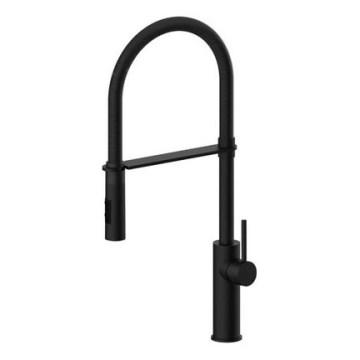 Paffoni - Baterie pentru chiuvetă LIGHT cu pulverizator extractibil, 52,5 cm, crom lucios