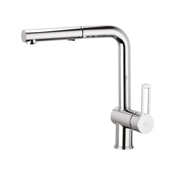 Paffoni - Baterie pentru chiuvetă RINGO cu duș extractibil, 29,2 cm