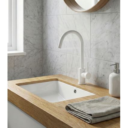 Paffoni - Baterie pentru lavoar LIGHT albă