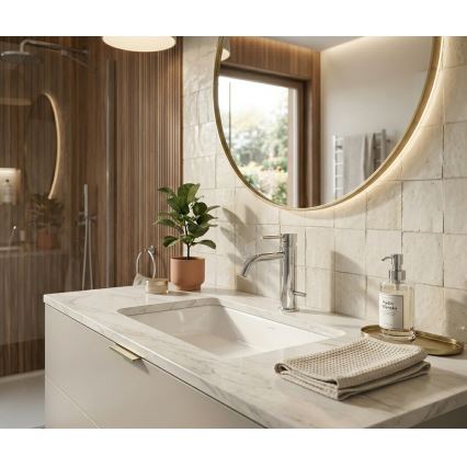 Paffoni - Baterie pentru lavoar LIGHT cu valvă de scurgere, crom lucios