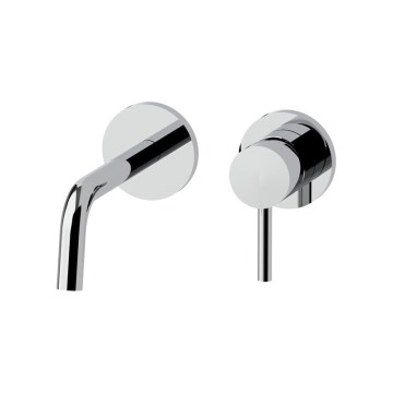 Paffoni - Baterie pentru lavoar LIGHT, montaj în perete, crom lucios