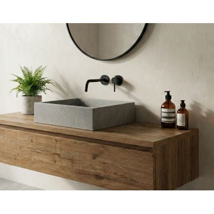 Paffoni - Baterie pentru lavoar LIGHT, montaj încastrat, neagră