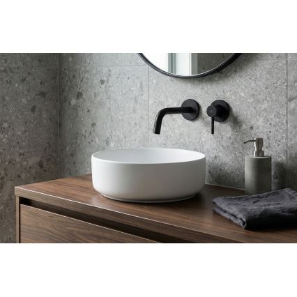 Paffoni - Baterie pentru lavoar LIGHT, montaj încastrat, neagră