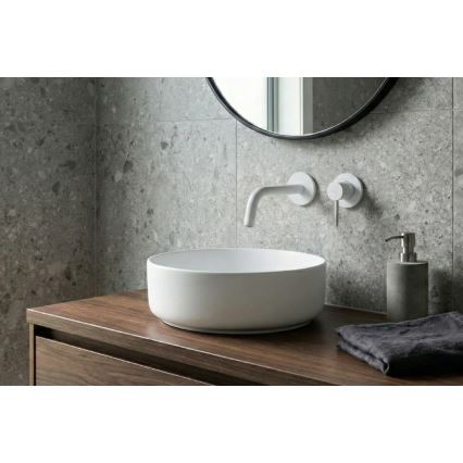 Paffoni - Baterie pentru lavoar, montaj încastrat, LIGHT, albă