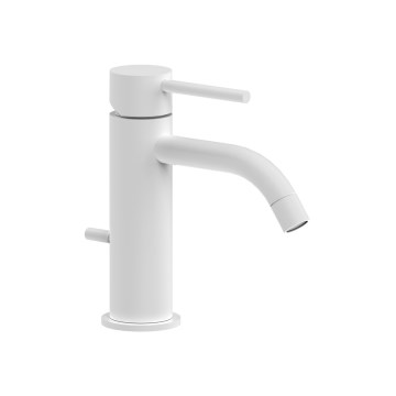 Paffoni - Baterie pentru lavoar + valvă de scurgere LIGHT alb