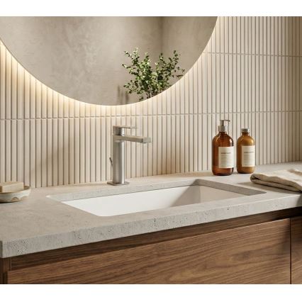 Paffoni - Baterie pentru lavoar + ventil de scurgere TANGO inox