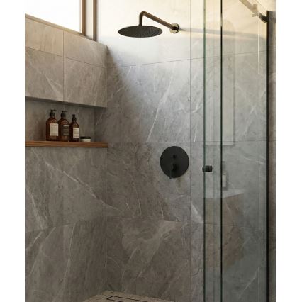 Paffoni LIGHT baterie de duș încastrată, neagră