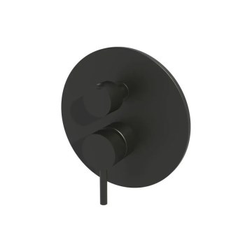 Paffoni LIGHT - baterie de duș pentru instalare încastrată, neagră