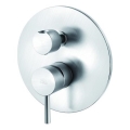 Paffoni LIGHT - baterie de duș pentru montaj încastrat, inox