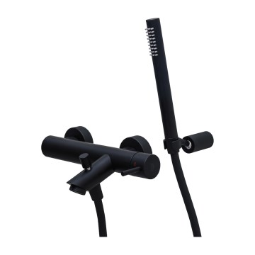 Paffoni - Set pentru cadă LIGHT cu baterie, negru