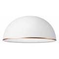 Pahar de schimb pentru lustră RETRO, ANTICO E27 Ø 30 cm alb/bronzat