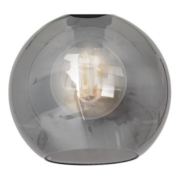 Pahar de schimb universal SOFIA pentru E27, Ø 20 cm, fumuriu-negru