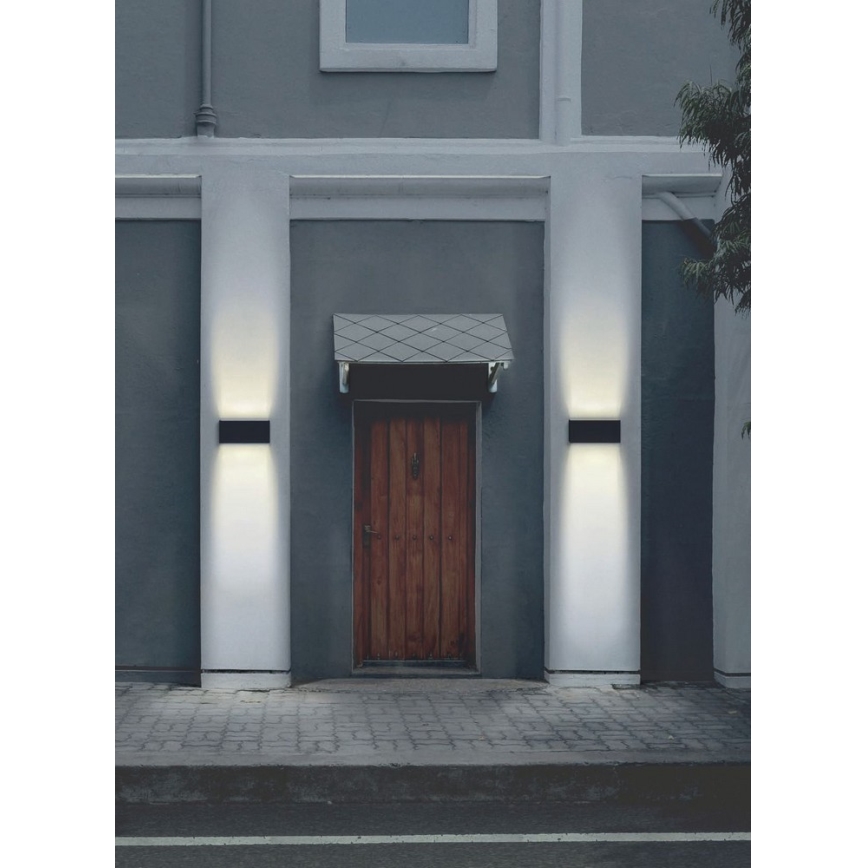 Aplică perete exterior TONY 1xE27/18W/230V