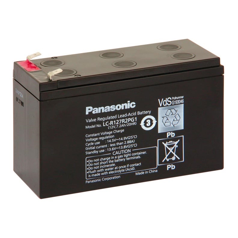ぽろん Panasonic LC-R127R2PG1 - Acumulator cu plumb 12V/7,2Ah/faston 6