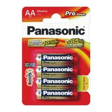 Panasonic LR6 PPG - 4ks Baterie alcalina  AA Pro Power 1,5V