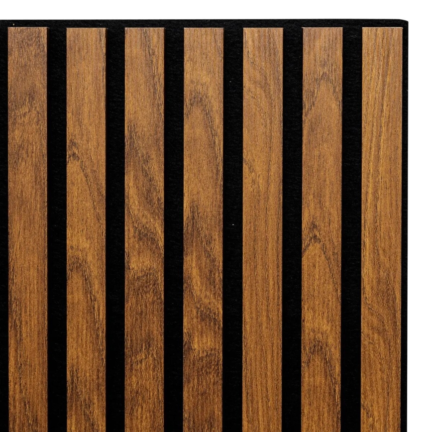 Panou 3D decorativ mural Atmosphera 60x60 cm maro