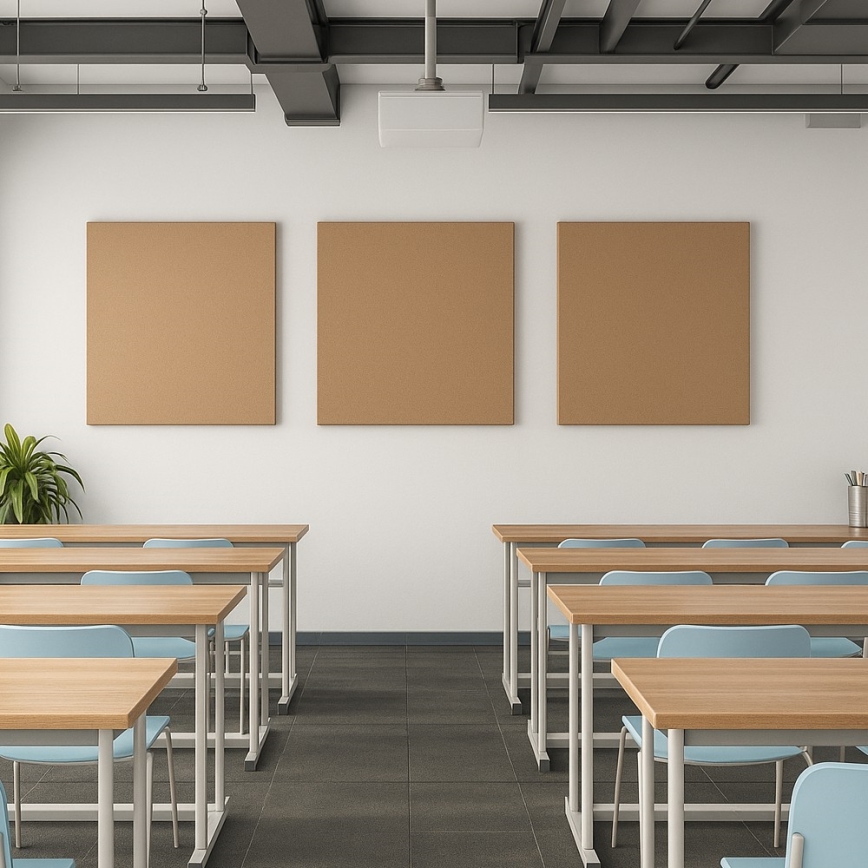 Panou acustic SILENCE 58x58 cm bej