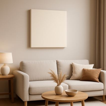 Panou acustic SILENCE 58x58 cm crem