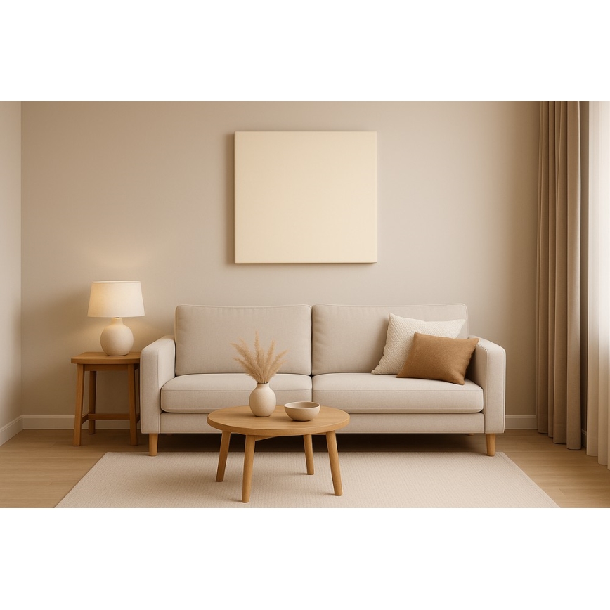 Panou acustic SILENCE 58x58 cm crem