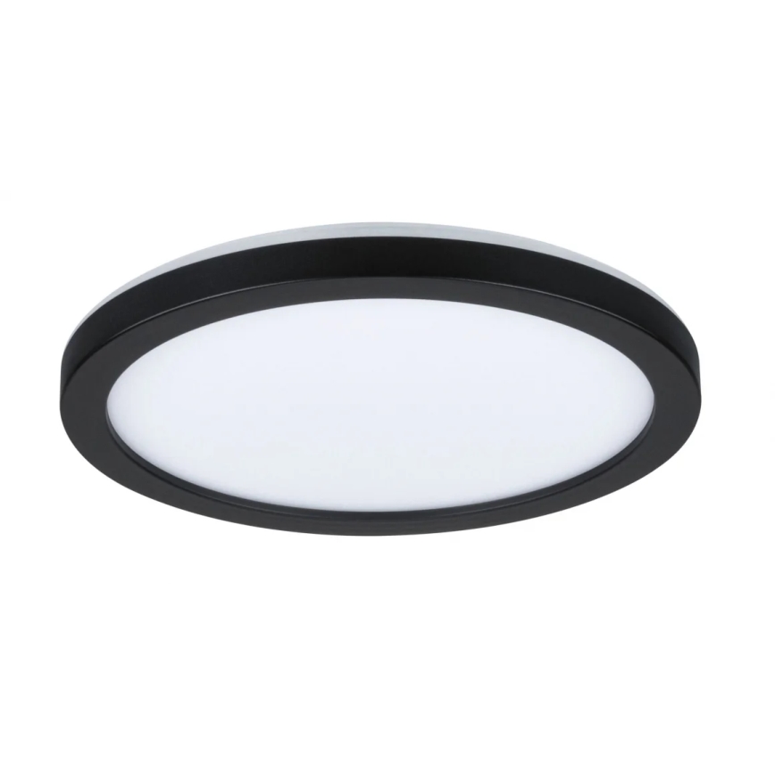 Panou aplicat LED/11,2W Paulmann 71002 ATRIA 230V 4000K d. 19 cm negru