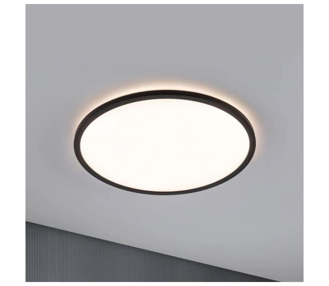Panou dimabil LED/22W ATRIA 230V 3000K negru Paulmann 70999