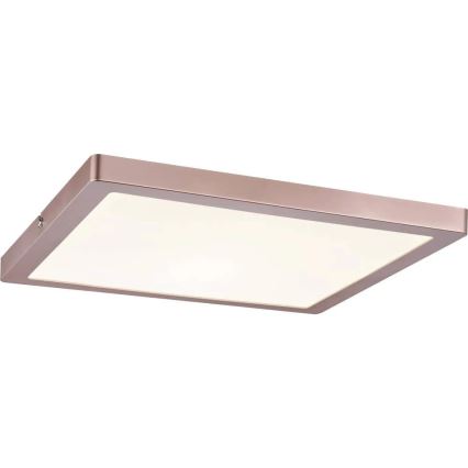 Panou dimabil Paulmann 70873 LED/24W ATRIA 230V 2700K 30x30 cm roz-auriu
