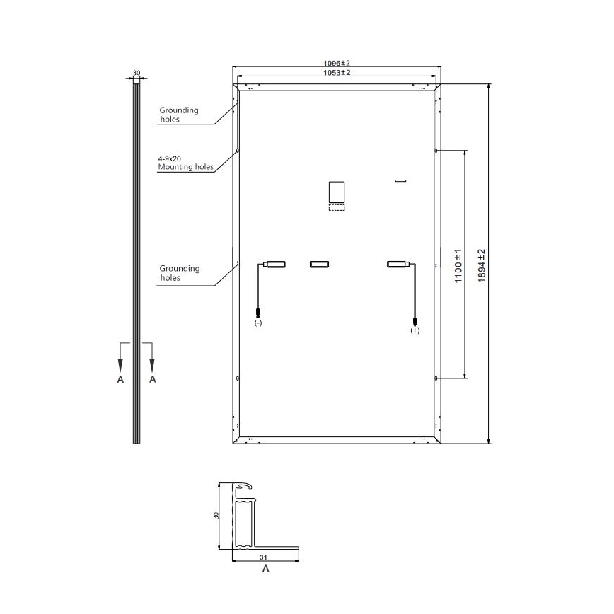 Panou fotovoltaic solar Risen 440Wp cadru negru IP68 Half Cut