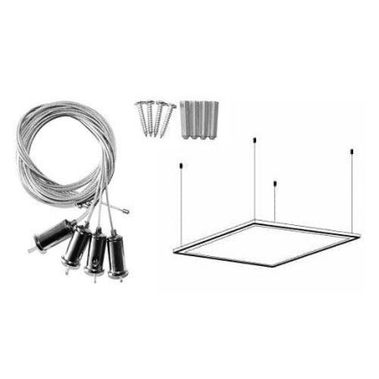 Panou LED 2 în 1 LED/40W/230V 4000K 60x60 cm