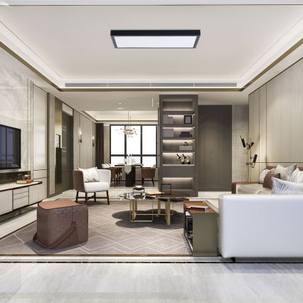 Panou LED/36W/230V 4000K 30x60 cm negru