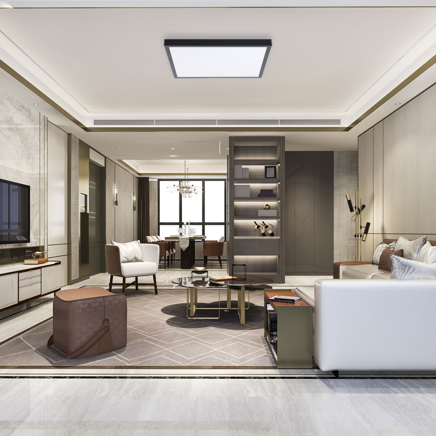 Panou LED/60W/230V 4000K 60x60 cm negru