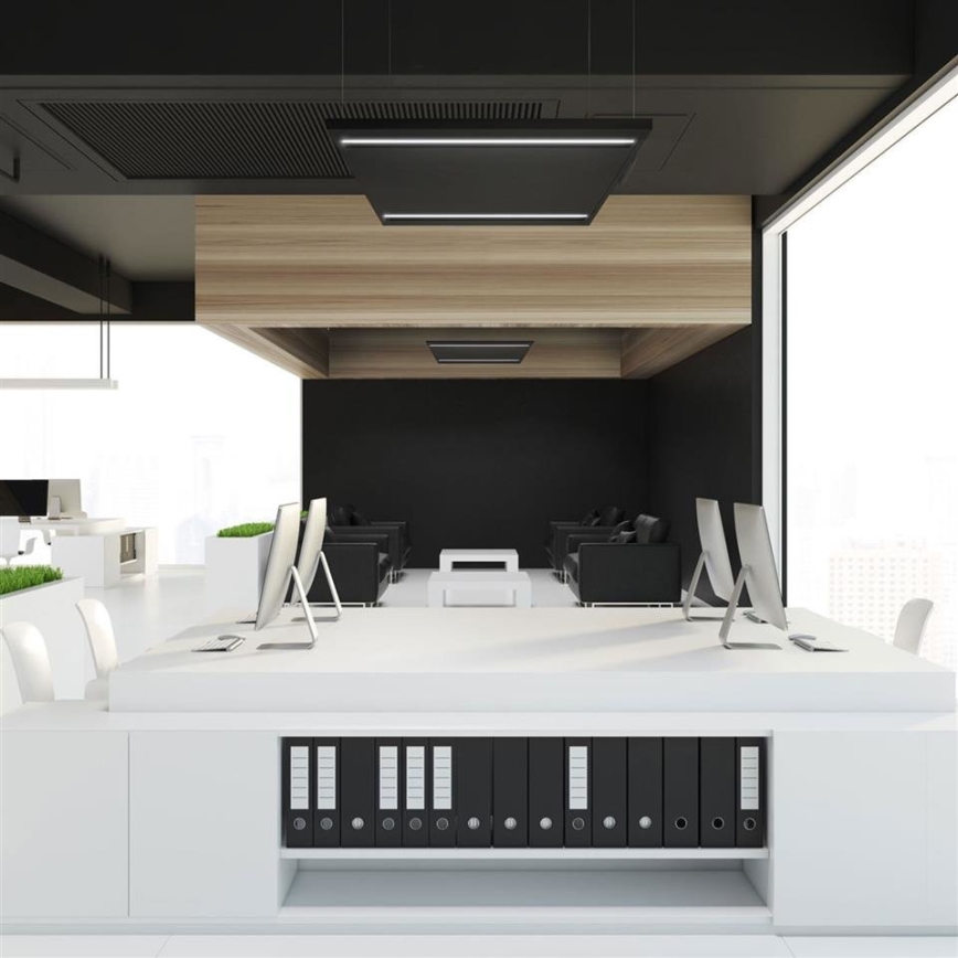 Panou LED ALGINE LED/44W/230V 60x60 cm 4000K UGR 16 negru