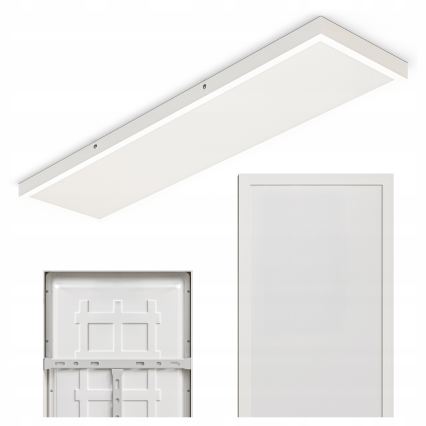 Panou LED aplicat 60 W, 230 V, 30 x 120 cm, alb