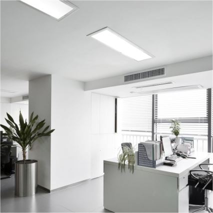 Panou LED aplicat BRISBANE LED/36W/230V 4000K 29,5x119 cm alb