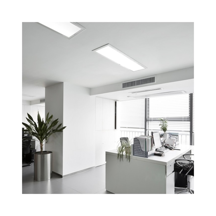 Panou LED aplicat BRISBANE LED/36W/230V 4000K 29,5x119 cm alb