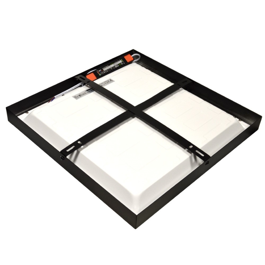 Panou LED aplicat CHRIS LED/20W/230V 4000K 40x40 cm negru