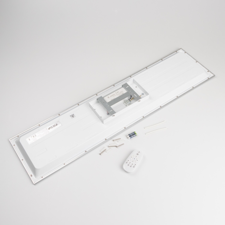 Panou LED aplicat, dimabil, 32W/230V, 2700-6500K, 25x100 cm, alb + telecomandă