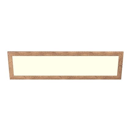 Panou LED aplicat Eglo SALOBRENA-RW WOOD LED/34W/230V 2700/4000K 120x30 cm maro