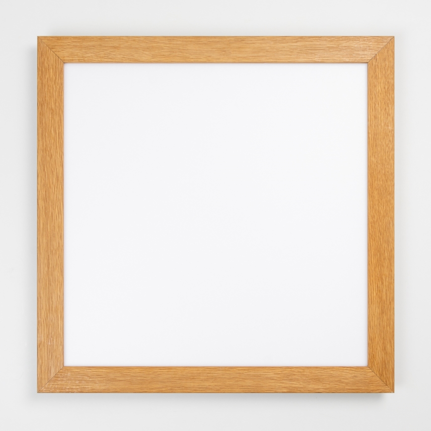 Panou LED aplicat Eglo SALOBRENA-RW WOOD LED/34W/230V 2700/4000K 64x64 cm maro