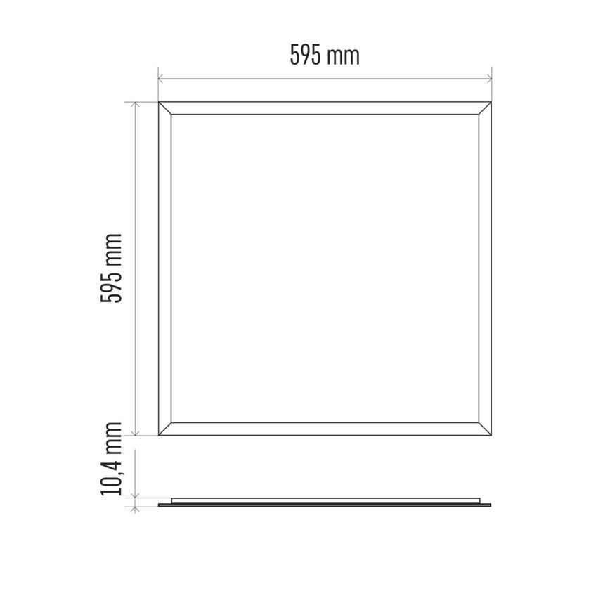 Panou LED de tavan PROFI PLUS LED/40W/230V