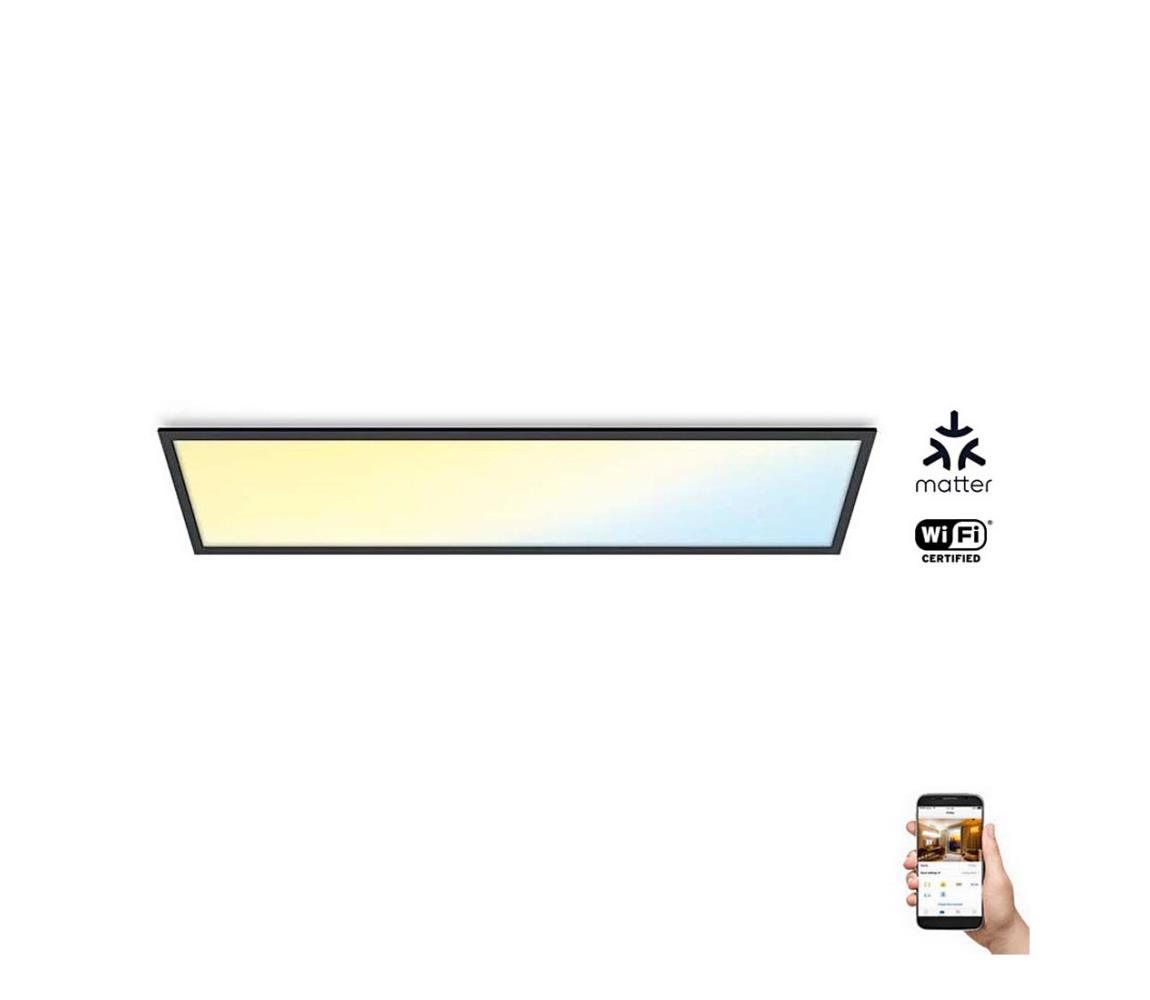 Panou LED dimabil SUPERSLIM LED/36W/230V 2700-6500K Wi-Fi negru WiZ