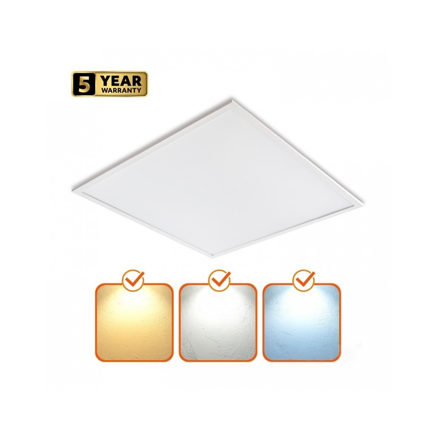 Panou LED încastrat CAPRI LED/25/30/40W/230V 3000/4000/5700K 62x62 cm alb