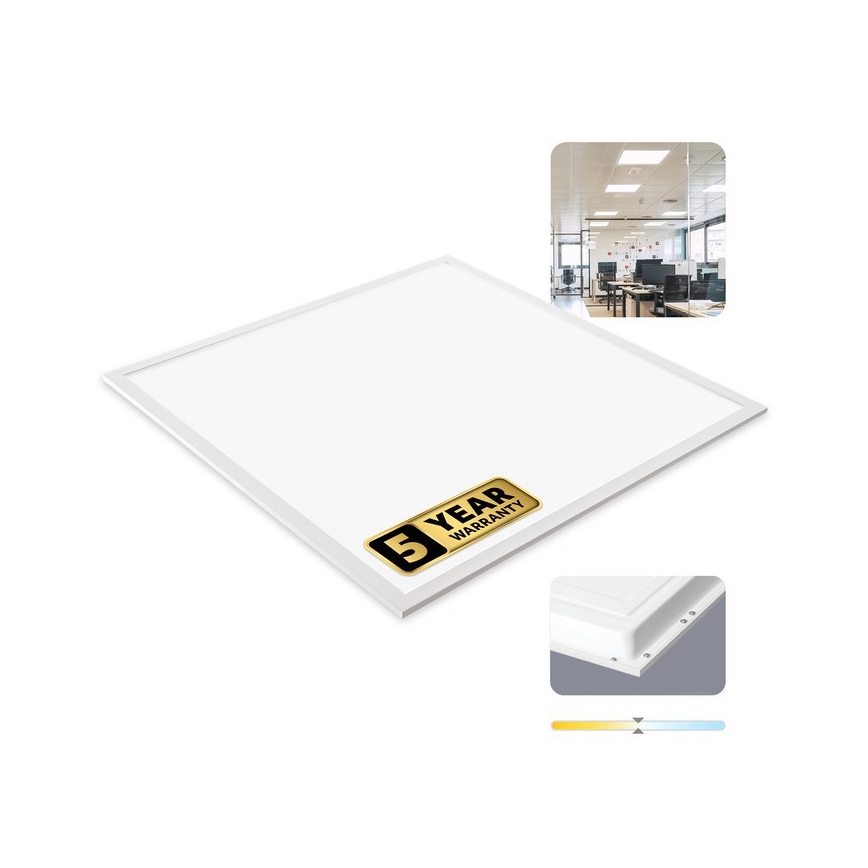 Panou LED încastrat DAVRO LED/40W/230V 4000K 59,5x59,5 cm alb