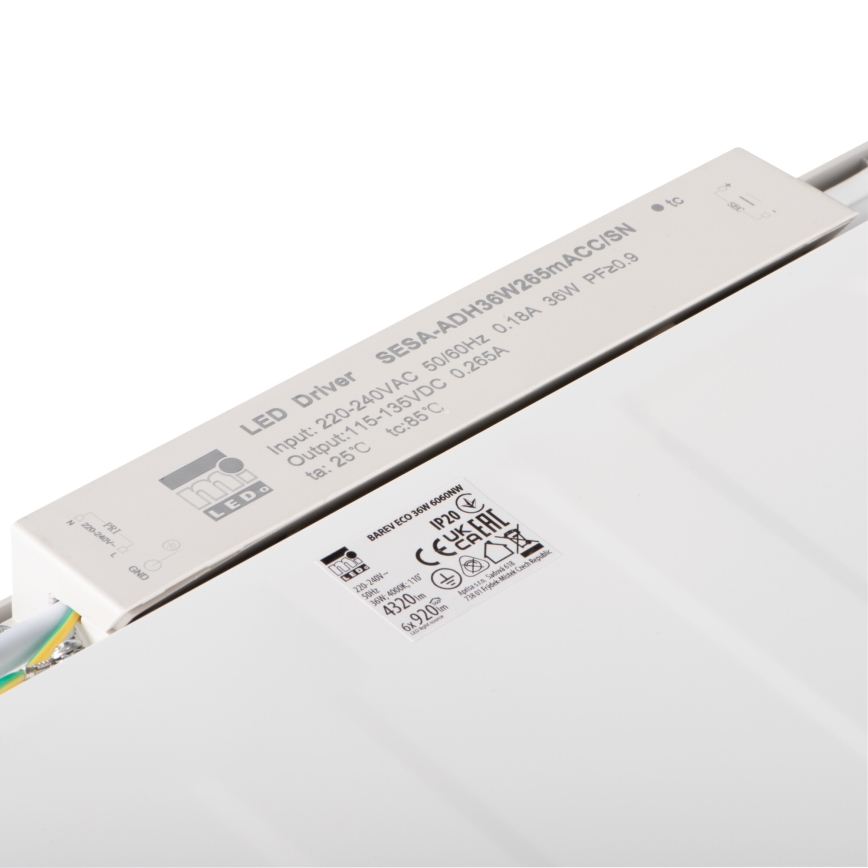 Panou LED încastrat BAREV ECO LED/36W/230V 4000K 60x60 cm