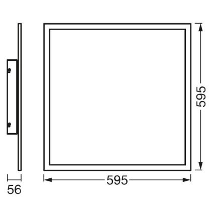 Panou LED PLANON LED/40W/230V Ledvance